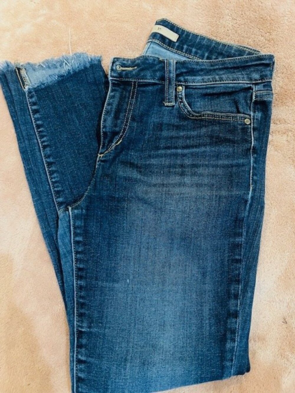 Joe's Jeans skinny raw edge hem